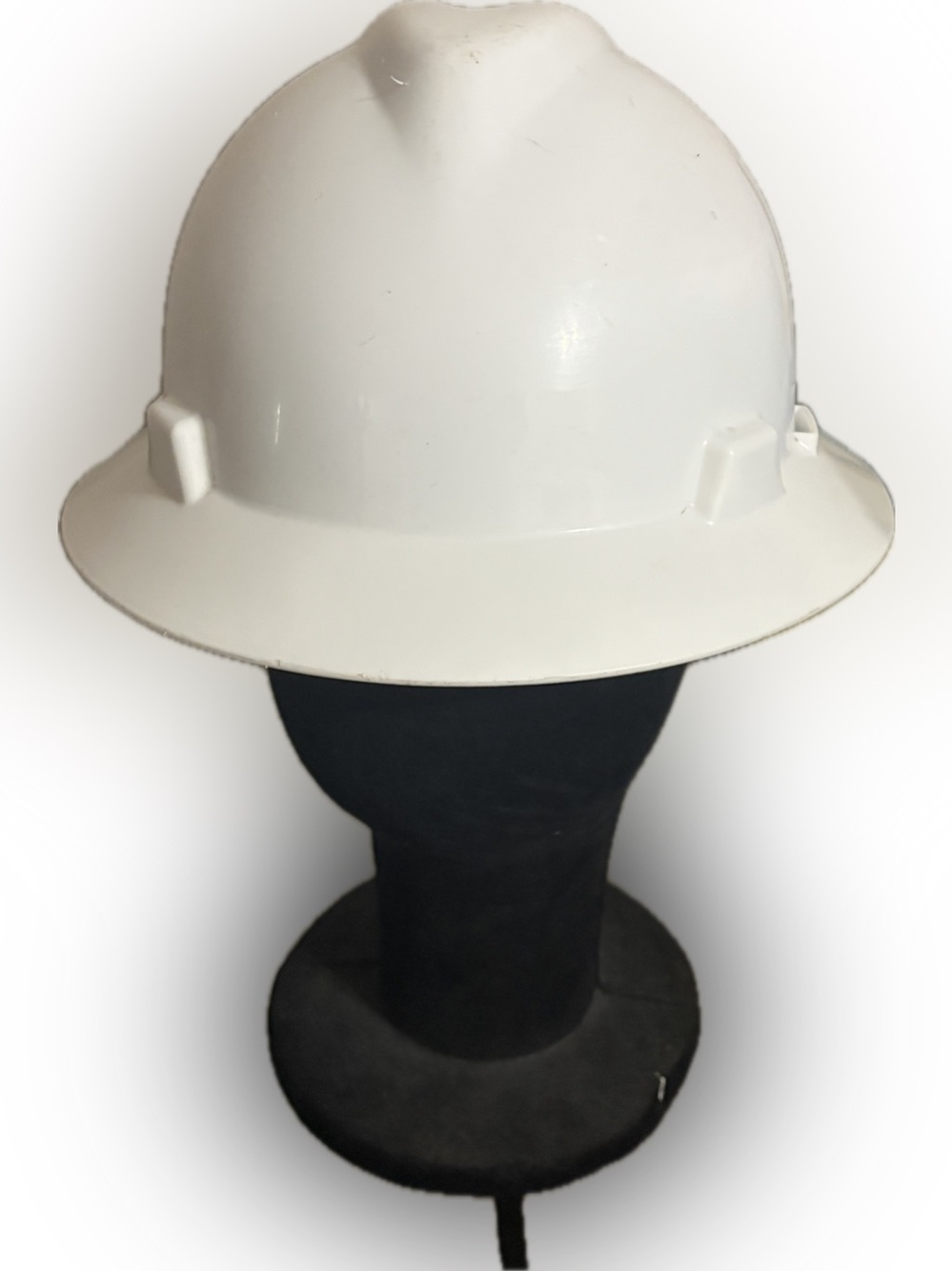 MSA White Full Brim Hard Hat | Ratchet Suspension | Medium | Safety Helmet